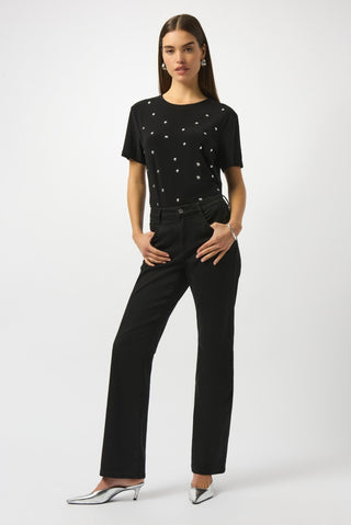 Joseph Ribkoff Classic Bootcut Stretch Jeans Black Brooke - MMJs Fashion