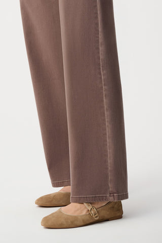 Joseph Ribkoff Classic Wide Leg Stretch Jeans Mink Goldie - MMJs Fashion