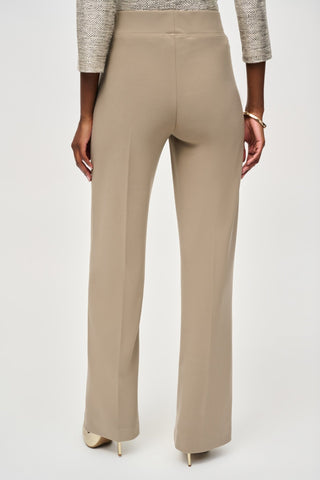 Joseph Ribkoff Classic Wide Leg Trousers Beige - MMJs Fashion