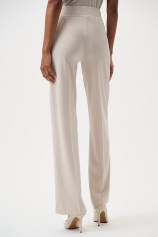 Joseph Ribkoff Classic Wide Leg Trousers Moonstone Beige - MMJs Fashion