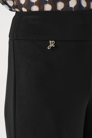 Joseph Ribkoff Silky Knit Wide Leg Trousers Black - MMJs Fashion
