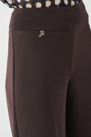 Joseph Ribkoff Silky Knit Wide Leg Trousers Mocha - MMJs Fashion