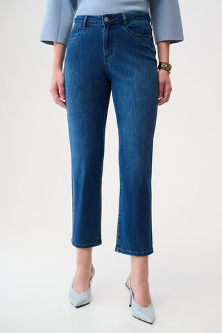 Joseph Ribkoff Straight Leg Stretch Jeans Blue Margot - MMJs Fashion