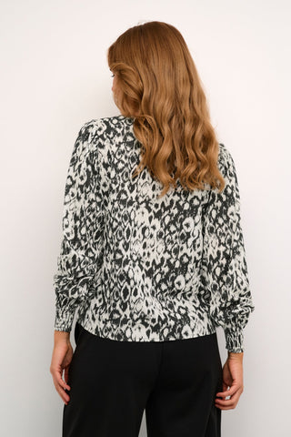Kaffe Black & Ivory Graphic Print Blouse Dagmar - MMJs Fashion