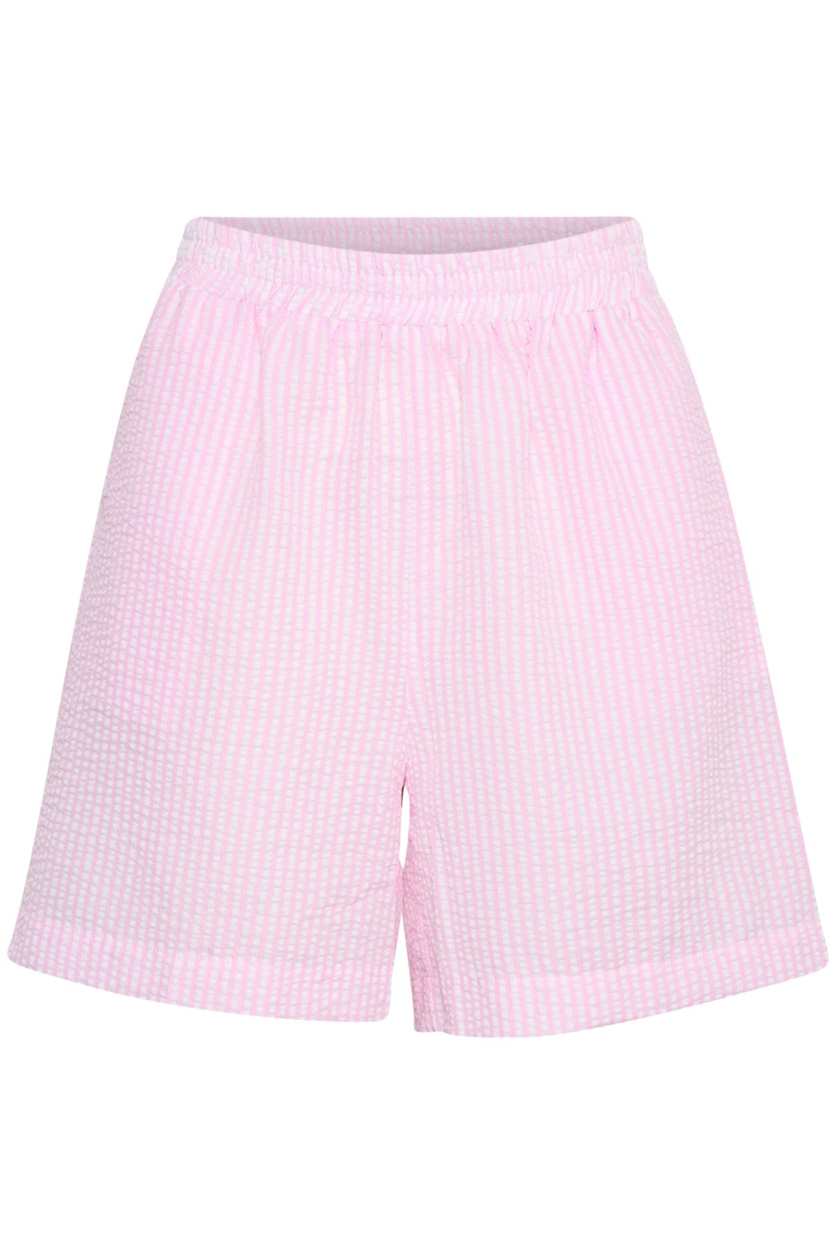 Kaffe Striped Shorts Pink Ivory Hally