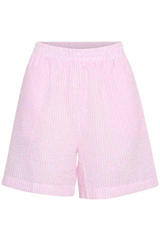 Kaffe Striped Shorts Pink Ivory Hally - MMJs Fashion