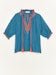 M.A.B.E Embroidered Top Blue Orange Talia - MMJs Fashion