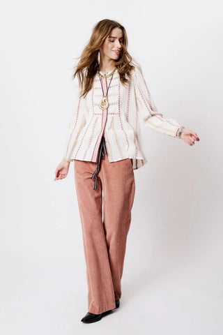 Moliin Cotton Blouse Ivory Karena - MMJs Fashion
