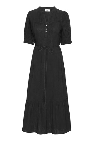 Moliin Puff Sleeve Maxi Dress Black Alex - MMJs Fashion