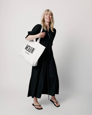 Moliin Puff Sleeve Maxi Dress Black Alex - MMJs Fashion