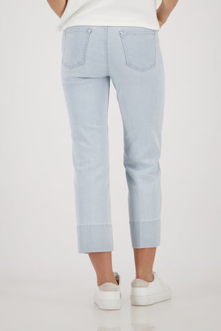 Monari Culotte Jeans with Charm Blue - MMJs Fashion