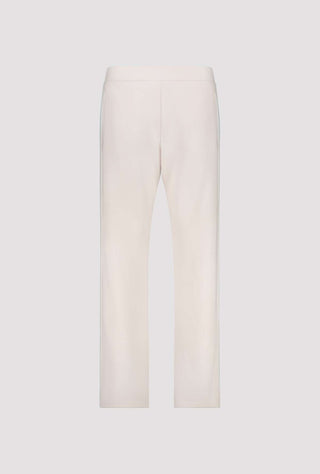 Monari Jogger Trousers with Lurex Stripe Detail Beige - MMJs Fashion