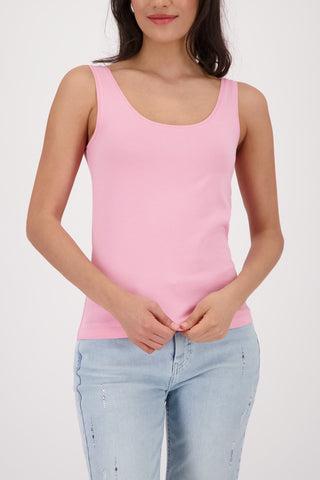 Monari Round Neck Vest Top Pink - MMJs Fashion