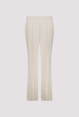 Monari Script Waistband Trousers Beige - MMJs Fashion