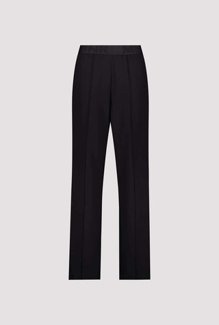 Monari Straight Leg Trousers Black Bella - MMJs Fashion
