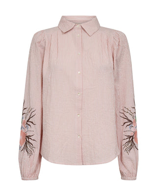 Mos Mosh Embroidered Blouse Pink Ciu Oxfo - MMJs Fashion