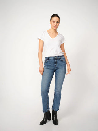 Mos Mosh Flare Fit Ashley Imera Jeans Blue - MMJs Fashion