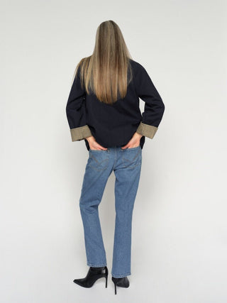 Mos Mosh Straight Fit Colorado Mai Jeans Mid Blue - MMJs Fashion