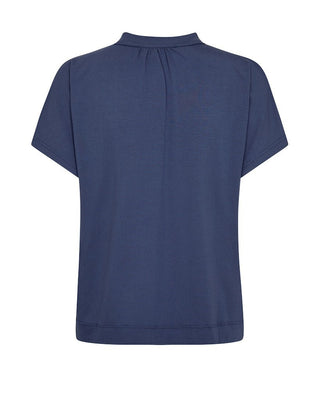 Mos Mosh V - Neck Top Crown Blue Shira - MMJs Fashion