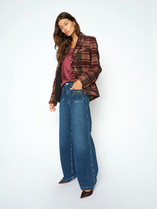 Mos Mosh Wide Leg Jeans Blue Colette Sernora - MMJs Fashion