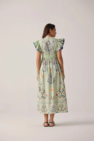 NOIB Maxi Dress Prairie Green Estella - MMJs Fashion