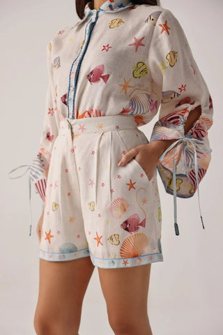 NOIB Shorts Seaborn Blue Mia - MMJs Fashion