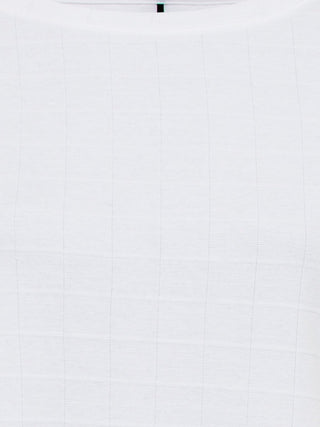 Olsen 3/4 Sleeve Top White Hannah - MMJs Fashion