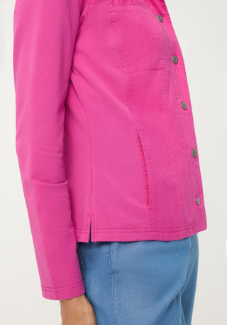 Olsen Collared Jacket Pink Eva Jersey - MMJs Fashion