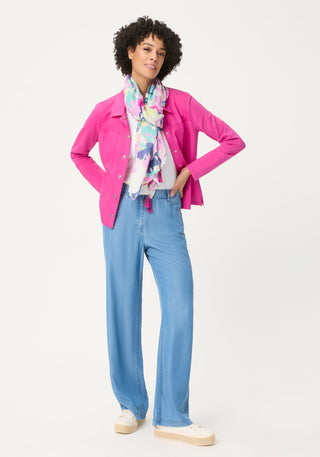 Olsen Collared Jacket Pink Eva Jersey - MMJs Fashion