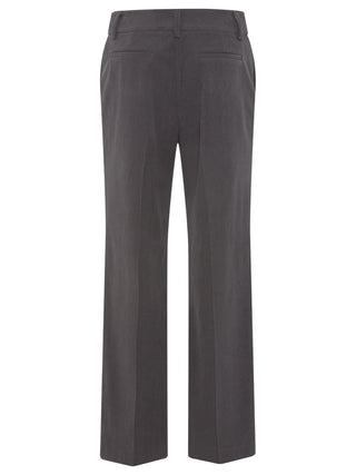 Olsen Corduroy Wide Leg Trousers Grey Anna - MMJs Fashion