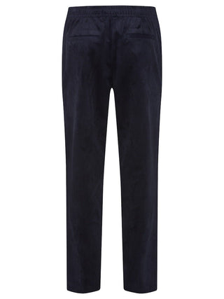 Olsen Cropped Trousers Navy Blue Mona Straight - MMJs Fashion