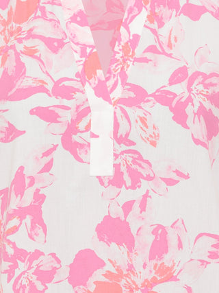 Olsen Floral Print Blouse Pink - MMJs Fashion