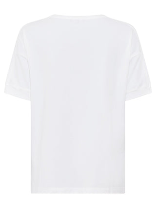 Olsen Flower Print Top Blue White Cosima - MMJs Fashion