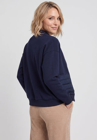 Olsen Jersey Zip Jacket Ink Blue Cora Jersey - MMJs Fashion