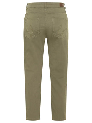 Olsen Khaki Green Capri Jeans Mona Slim - MMJs Fashion