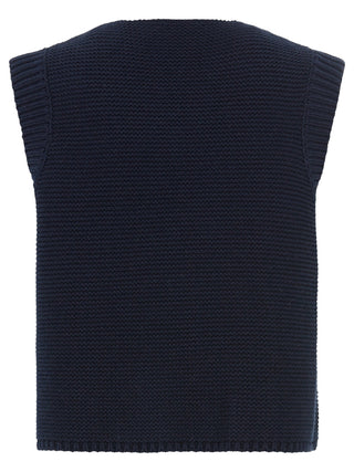 Olsen Knitted Waistcoat Navy Blue Henny - MMJs Fashion