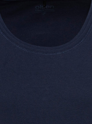 Olsen Long Sleeve Top Navy Blue Edda - MMJs Fashion