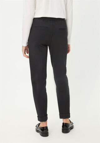 Olsen Pull - On Trousers Black Lisa Straight - MMJs Fashion