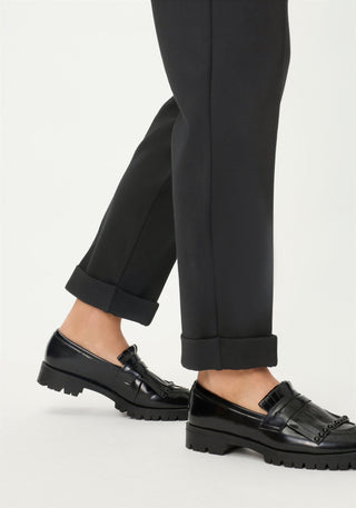 Olsen Pull - On Trousers Black Lisa Straight - MMJs Fashion