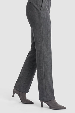Olsen Pull-On Trousers Grey Melange - MMJs Fashion