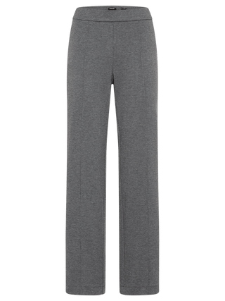 Olsen Pull-On Trousers Grey Melange - MMJs Fashion