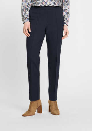 Olsen Pull - On Trousers Navy Blue Lisa - MMJs Fashion