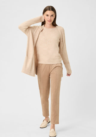 Olsen Round Neck Jumper Beige Melange Henny - MMJs Fashion
