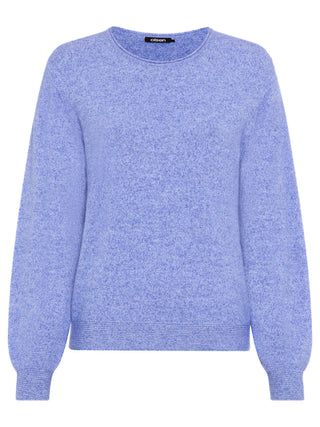 Olsen Round Neck Jumper Cobalt Blue Melange Henny 11000585 - MMJs Fashion