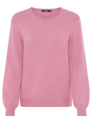 Olsen Round Neck Jumper Pink Melange Henny - MMJs Fashion