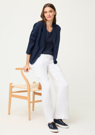 Olsen Round Neck Vest Top Blue Edda - MMJs Fashion
