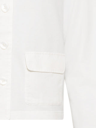 Olsen Short Jersey Jacket White - MMJs Fashion