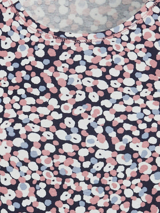 Olsen Spot Pattern Top Pink Blue Edda - MMJs Fashion