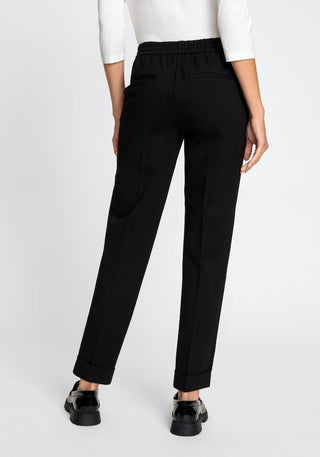 Olsen Straight Fit Trousers Black Lisa - MMJs Fashion