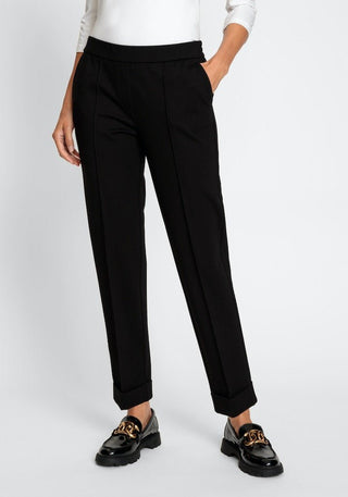 Olsen Straight Fit Trousers Black Lisa - MMJs Fashion